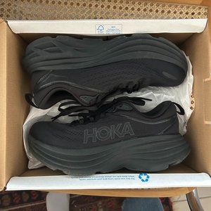 Hoka Bondi 8 Running Shoes Black